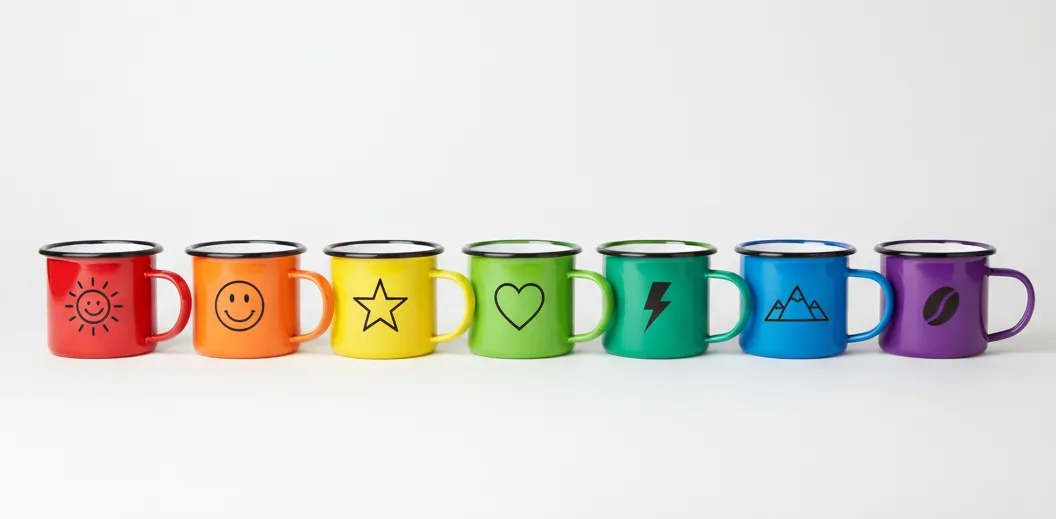 Enamel Mug Color Options