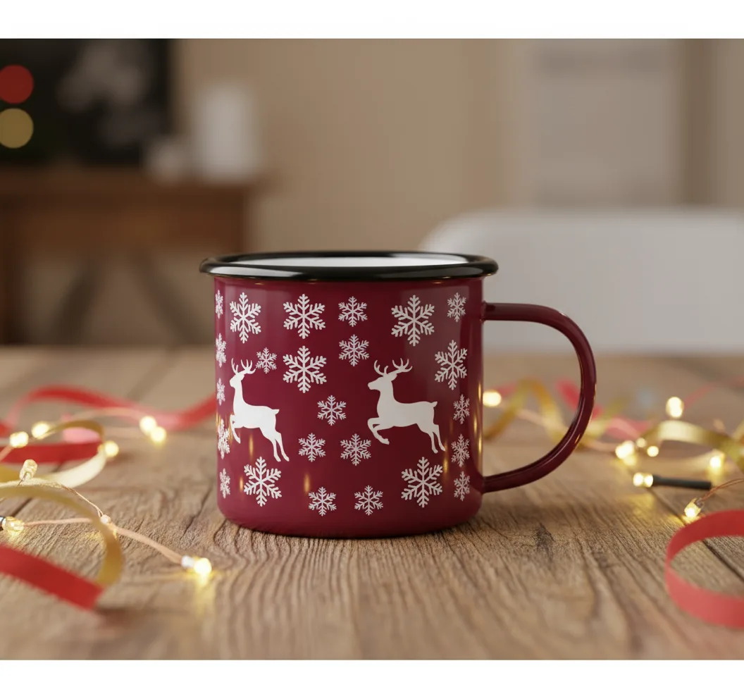 Red Christmas Mug