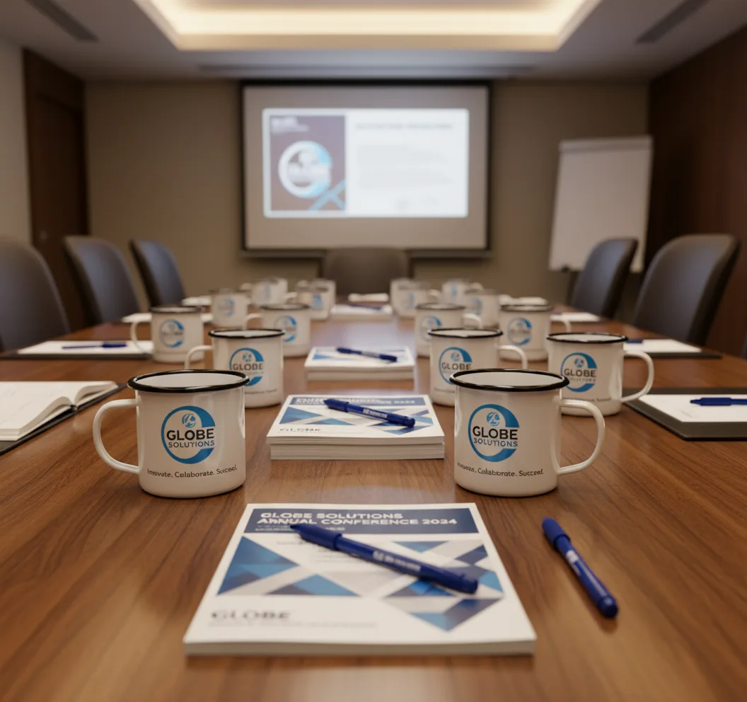 Corporate Event with Custom Mugs