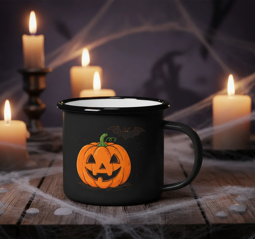 Halloween Enamel Mugs