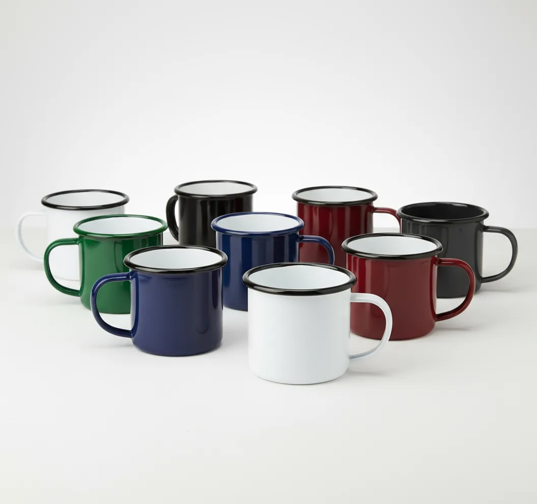 Enamel mug color combinations