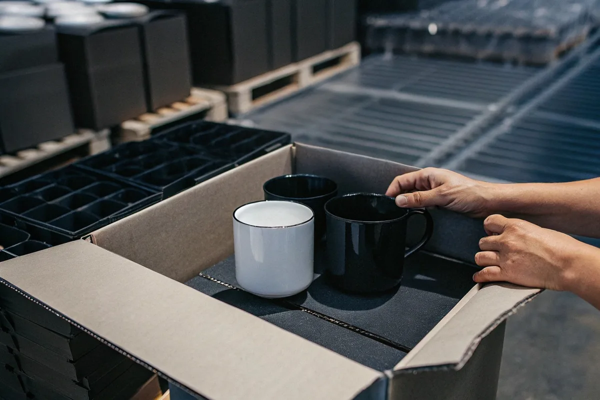 Reducing Sample Shipping Costs Consolidating orders and using economy shipping to reduce international enamel mug sample costs (ID#3)