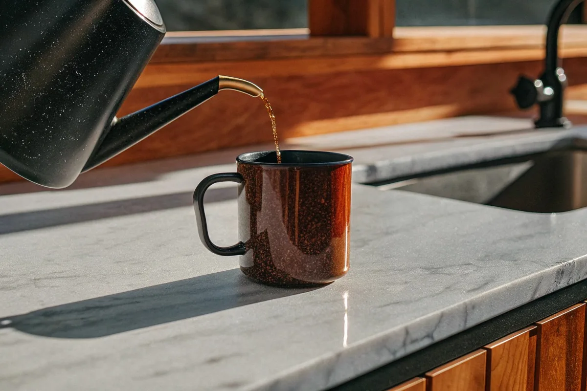 Comparing steel core thickness and double-wall construction for enamel mug thermal performance (ID#3)